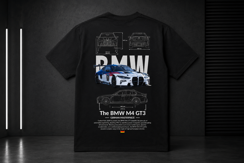 Drop Shoulder BMW M4 GT3 T-Shirt