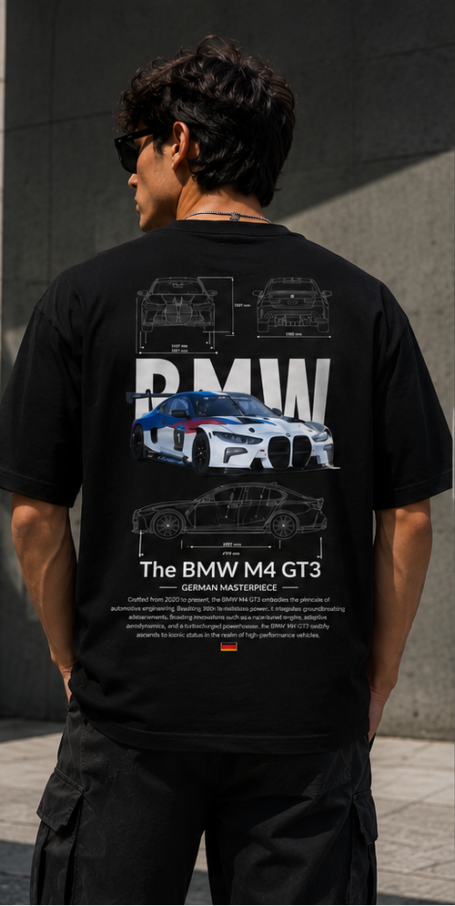 Drop Shoulder BMW M4 GT3 T-Shirt