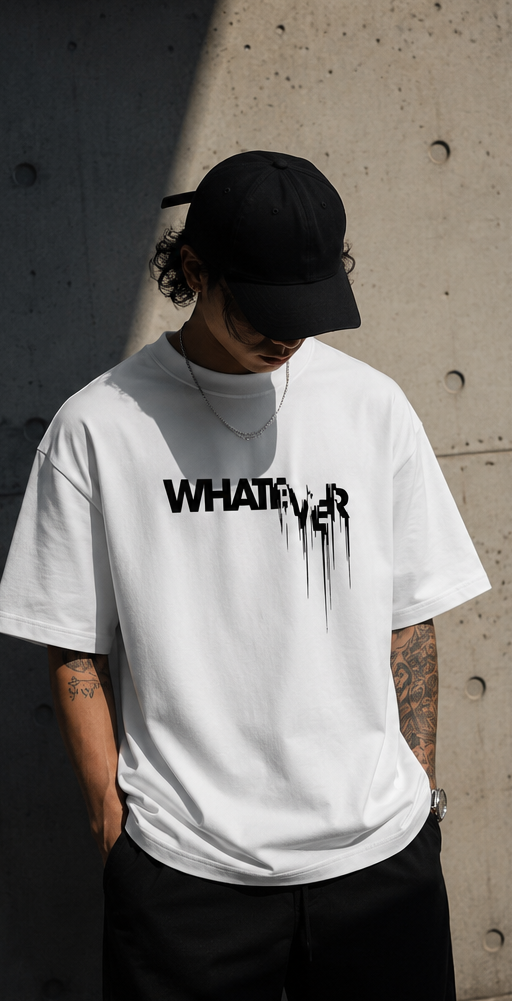WHATEVER. Oversized Street Tee