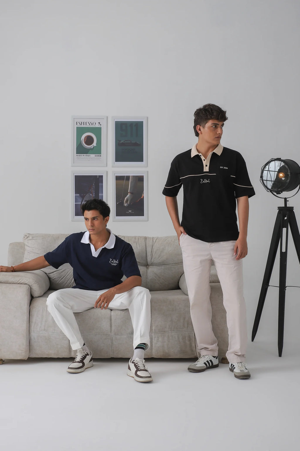 DROP SHOULDER POLO - PACK OF 2
