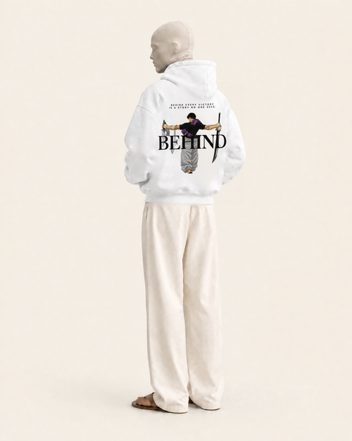 Clean Anime Hoodie - WHITE
