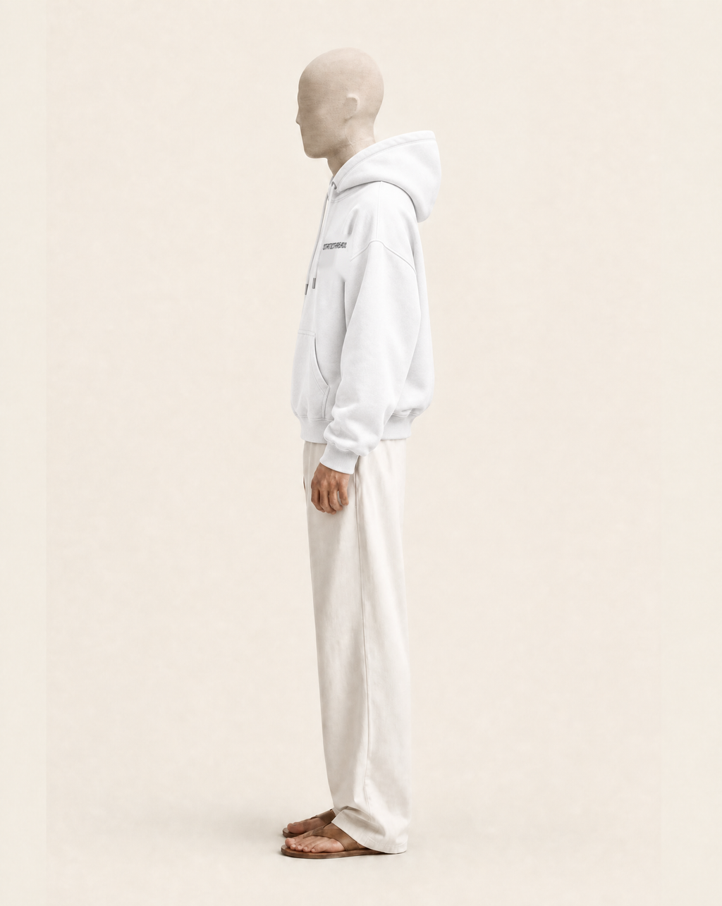 Clean Anime Hoodie - WHITE