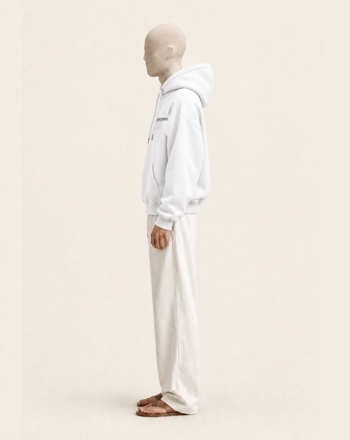 Clean Anime Hoodie - WHITE