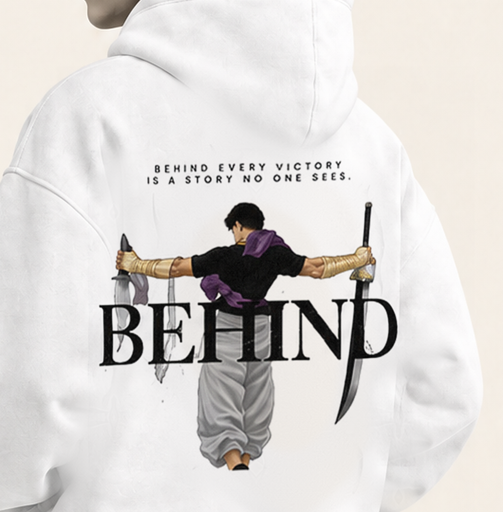 Clean Anime Hoodie - WHITE